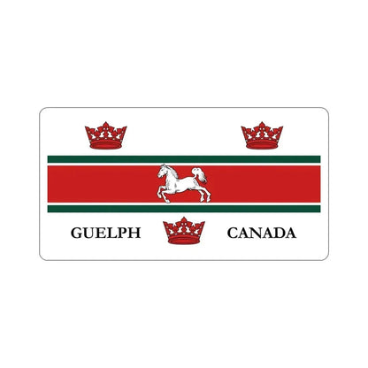 Flag of Guelph Canada STICKER Vinyl Die-Cut Decal 5 Inch - The Sticker Space
