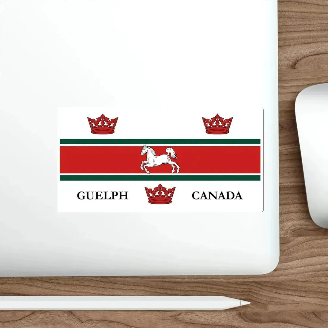 Flag of Guelph Canada STICKER Vinyl Die-Cut Decal - The Sticker Space