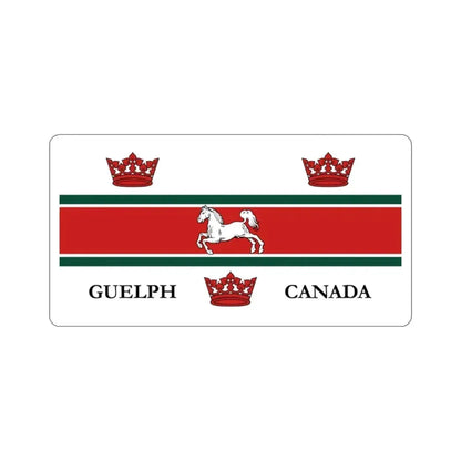 Flag of Guelph Canada STICKER Vinyl Die-Cut Decal - The Sticker Space