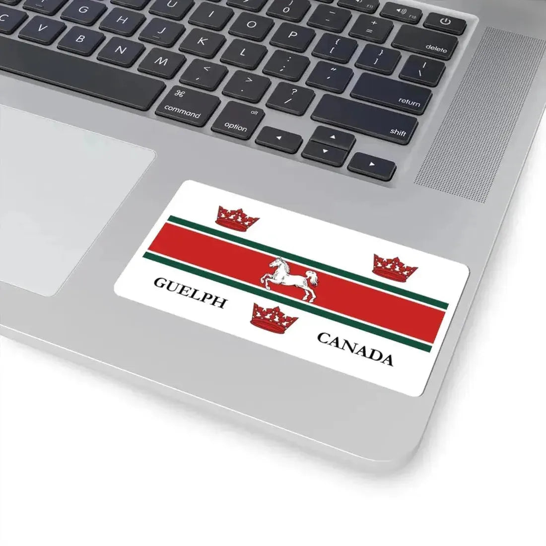 Flag of Guelph (Canada) STICKER Vinyl Kiss-Cut Decal - The Sticker Space