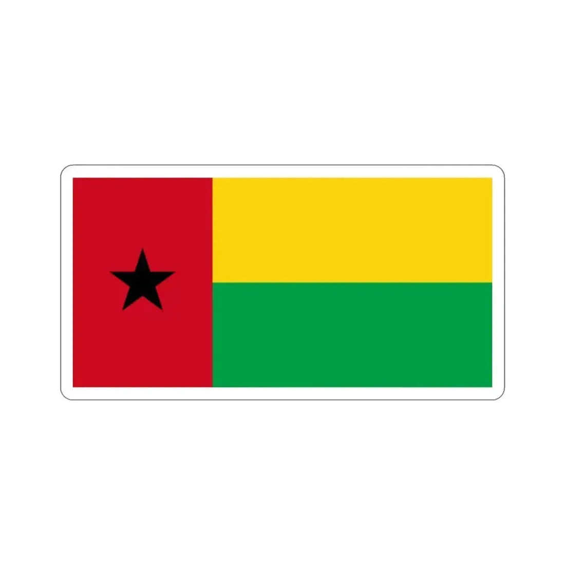 Flag of Guinea-Bissau STICKER Vinyl Die-Cut Decal - The Sticker Space
