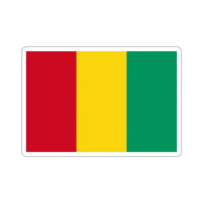 Flag of Guinea STICKER Vinyl Die-Cut Decal 2 Inch - The Sticker Space