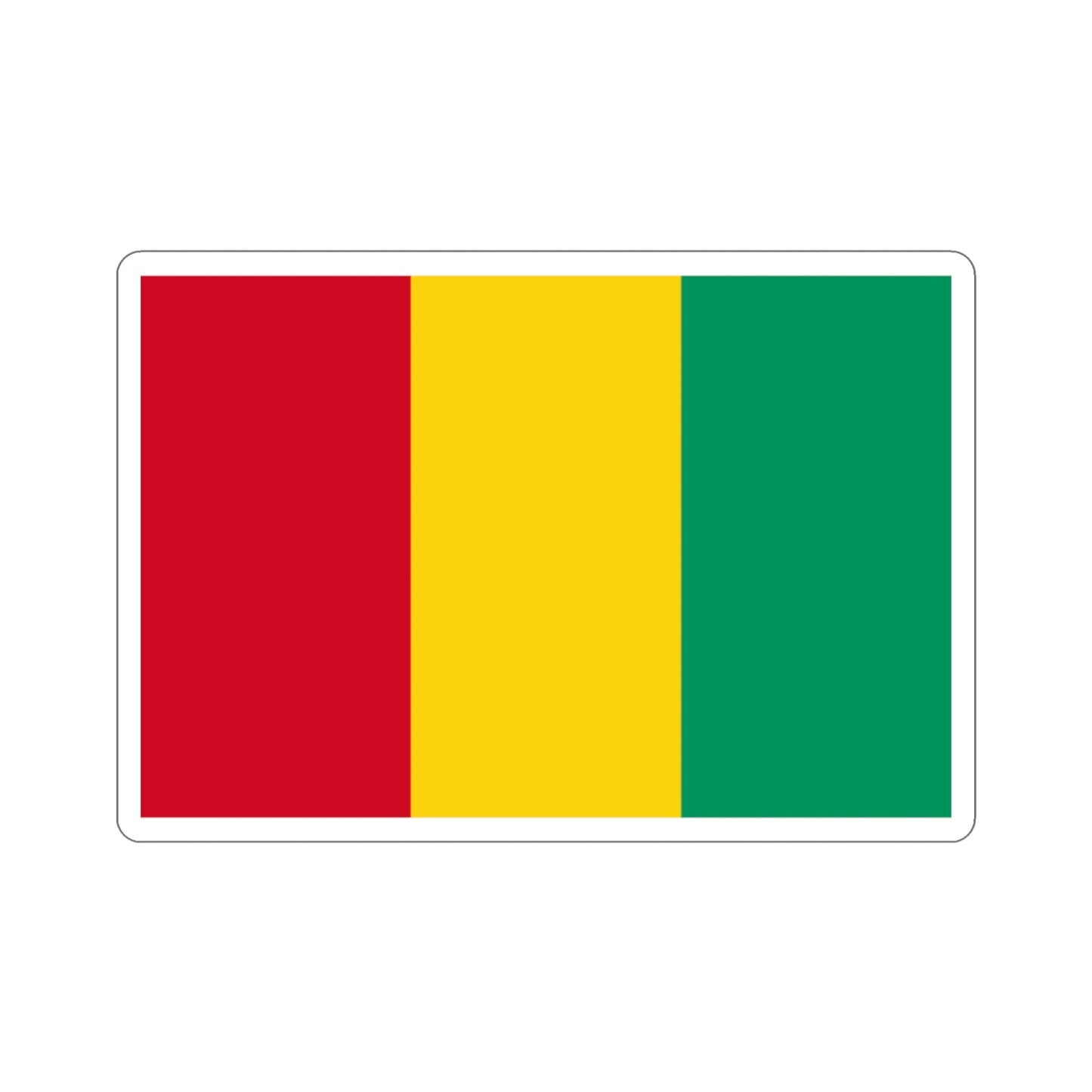 Flag of Guinea STICKER Vinyl Die-Cut Decal-2 Inch-The Sticker Space