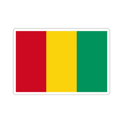 Flag of Guinea STICKER Vinyl Die-Cut Decal-3 Inch-The Sticker Space