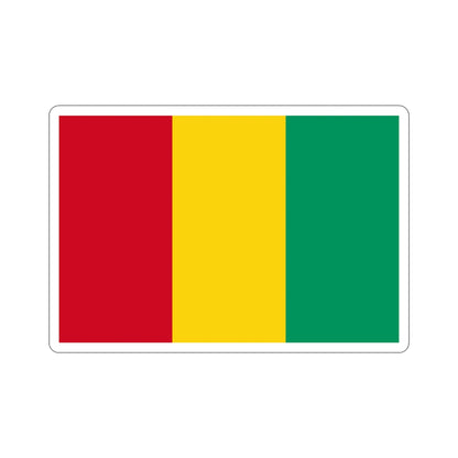 Flag of Guinea STICKER Vinyl Die-Cut Decal-4 Inch-The Sticker Space