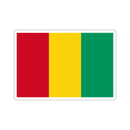 Flag of Guinea STICKER Vinyl Die-Cut Decal-5 Inch-The Sticker Space