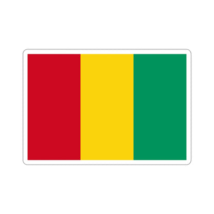 Flag of Guinea STICKER Vinyl Die-Cut Decal-6 Inch-The Sticker Space