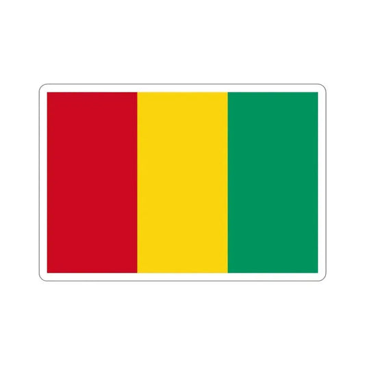 Flag of Guinea STICKER Vinyl Die-Cut Decal 6 Inch - The Sticker Space