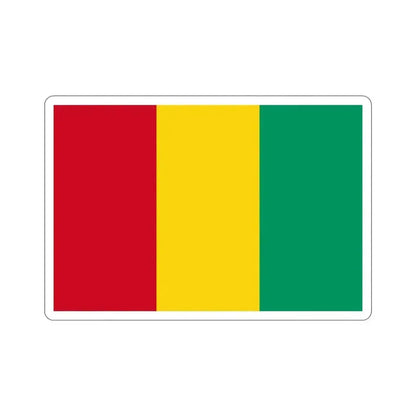 Flag of Guinea STICKER Vinyl Die-Cut Decal - The Sticker Space