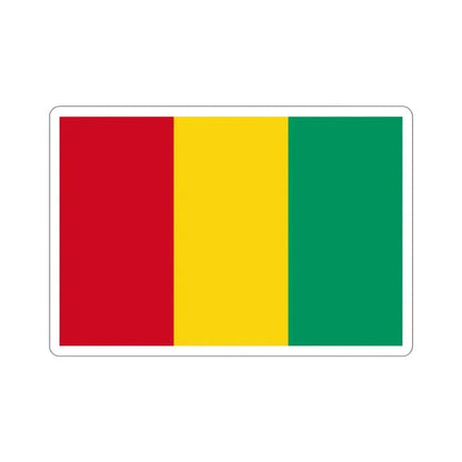 Flag of Guinea STICKER Vinyl Die-Cut Decal - The Sticker Space