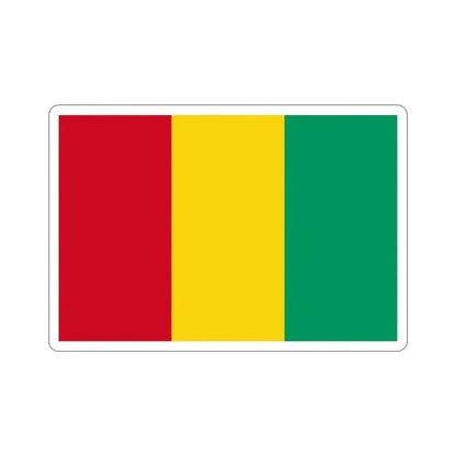Flag of Guinea STICKER Vinyl Die-Cut Decal - The Sticker Space