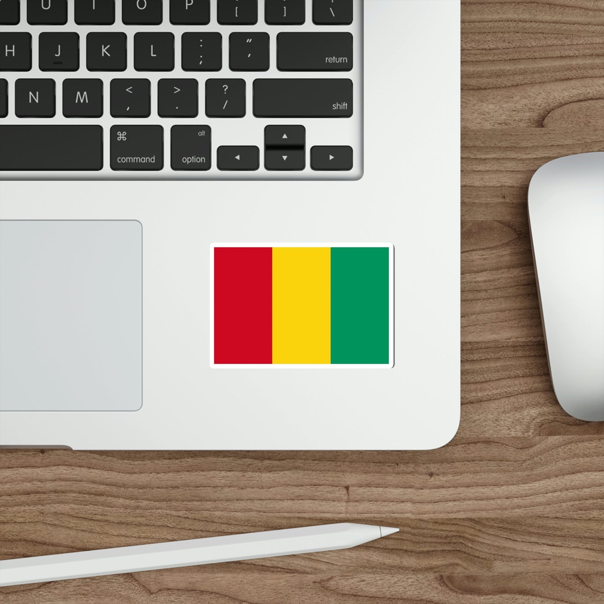 Flag of Guinea STICKER Vinyl Die-Cut Decal-The Sticker Space