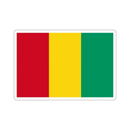 Flag of Guinea STICKER Vinyl Die-Cut Decal - The Sticker Space