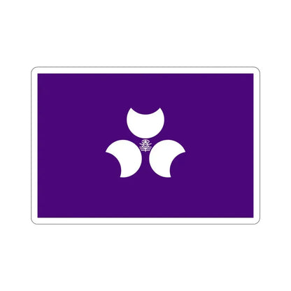 Flag of Gunma Prefecture Japan STICKER Vinyl Die-Cut Decal 3 Inch - The Sticker Space