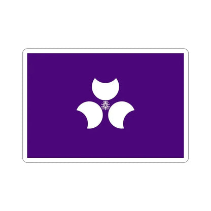 Flag of Gunma Prefecture Japan STICKER Vinyl Die-Cut Decal 4 Inch - The Sticker Space