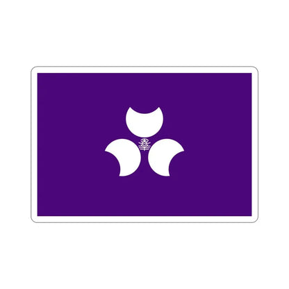Flag of Gunma Prefecture Japan STICKER Vinyl Die-Cut Decal 4 Inch - The Sticker Space