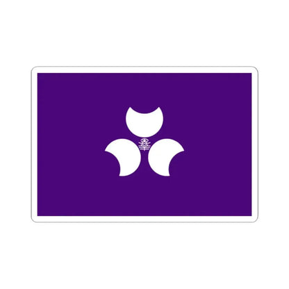 Flag of Gunma Prefecture Japan - STICKER Vinyl Kiss-Cut Decal 2 Inch White - The Sticker Space