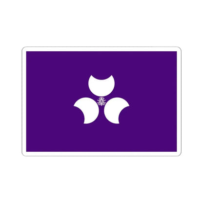 Flag of Gunma Prefecture Japan - STICKER Vinyl Kiss-Cut Decal 6 Inch White - The Sticker Space