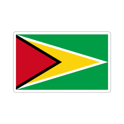 Flag of Guyana STICKER Vinyl Die-Cut Decal-2 Inch-The Sticker Space