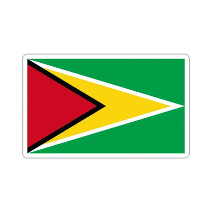 Flag of Guyana STICKER Vinyl Die-Cut Decal 3 Inch - The Sticker Space