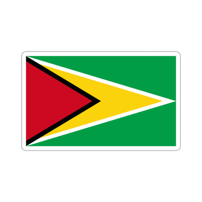 Flag of Guyana STICKER Vinyl Die-Cut Decal-3 Inch-The Sticker Space