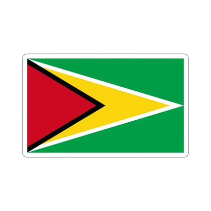 Flag of Guyana STICKER Vinyl Die-Cut Decal 4 Inch - The Sticker Space