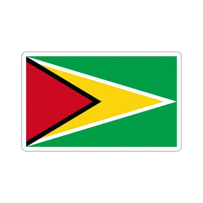 Flag of Guyana STICKER Vinyl Die-Cut Decal 5 Inch - The Sticker Space