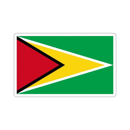 Flag of Guyana STICKER Vinyl Die-Cut Decal 6 Inch - The Sticker Space