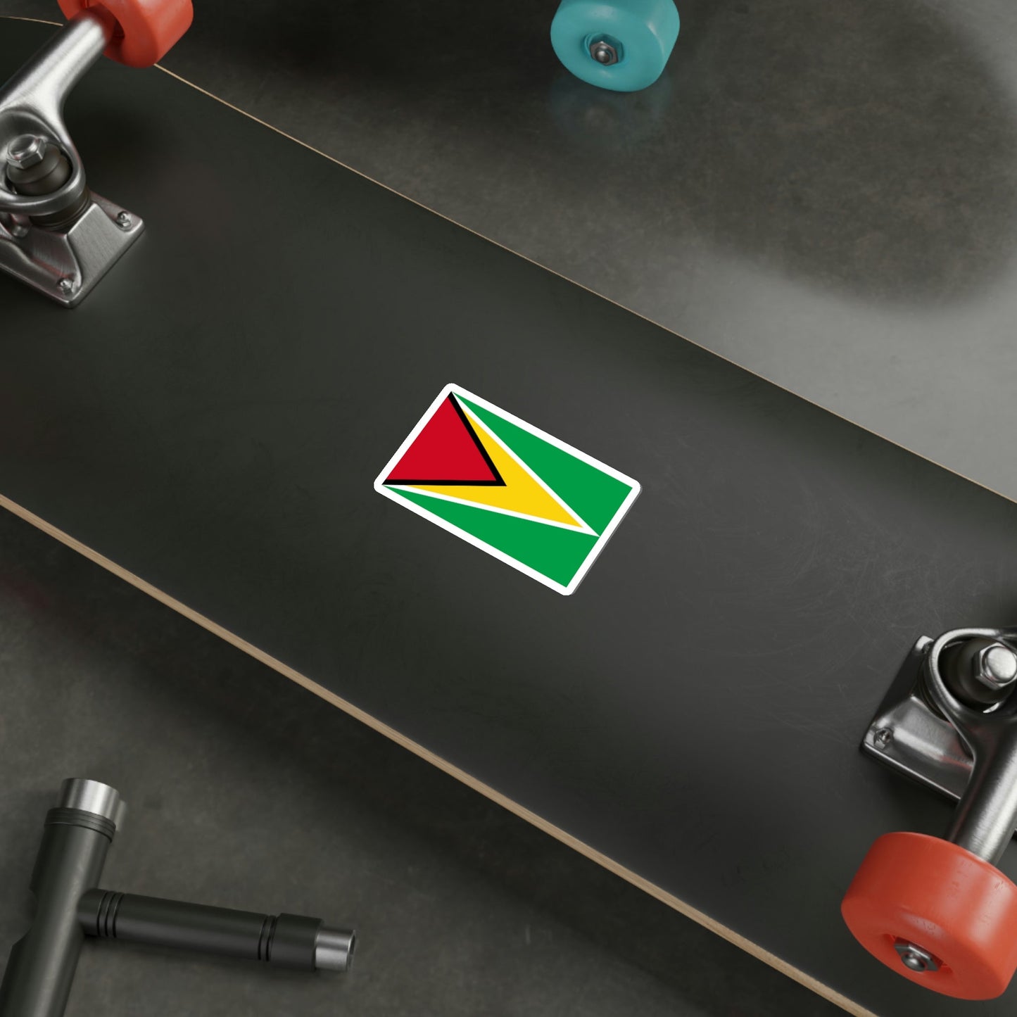 Flag of Guyana STICKER Vinyl Die-Cut Decal-The Sticker Space