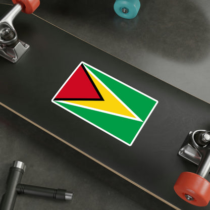 Flag of Guyana STICKER Vinyl Die-Cut Decal-The Sticker Space