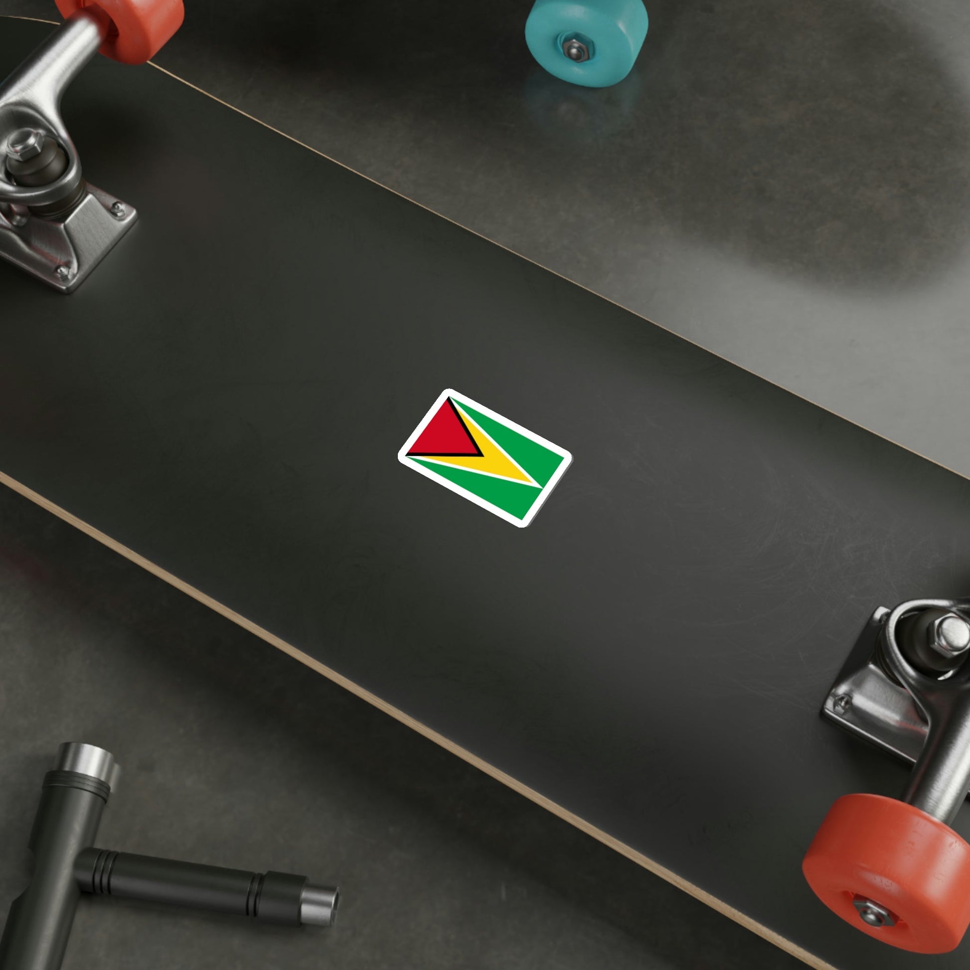 Flag of Guyana STICKER Vinyl Die-Cut Decal-The Sticker Space