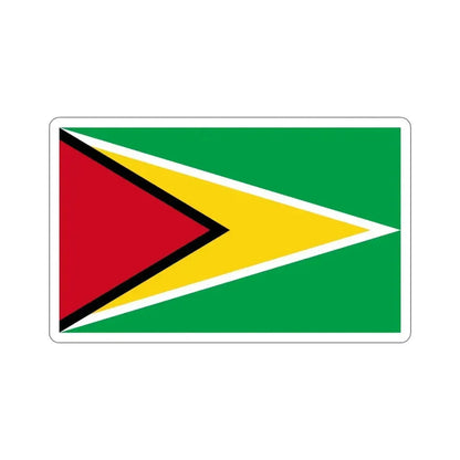Flag of Guyana STICKER Vinyl Die-Cut Decal - The Sticker Space