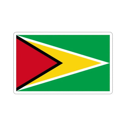 Flag of Guyana STICKER Vinyl Die-Cut Decal - The Sticker Space