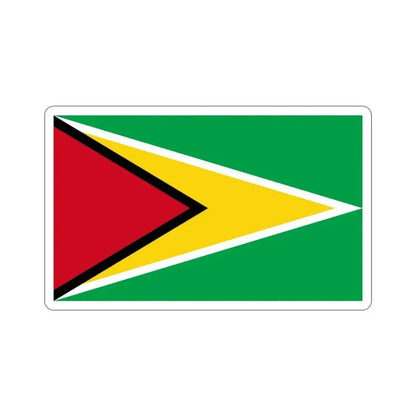 Flag of Guyana STICKER Vinyl Die-Cut Decal - The Sticker Space