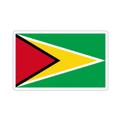 Flag of Guyana STICKER Vinyl Die-Cut Decal - The Sticker Space
