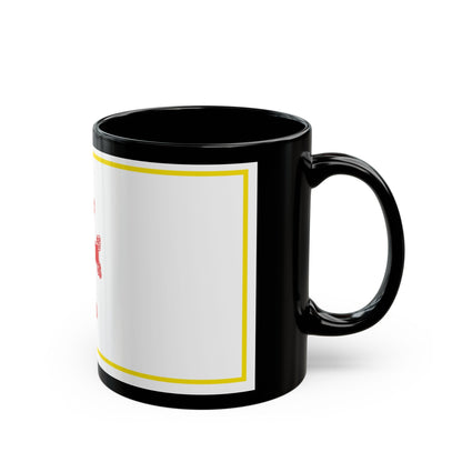 Flag of Gyumri Armenia - Black Coffee Mug-The Sticker Space