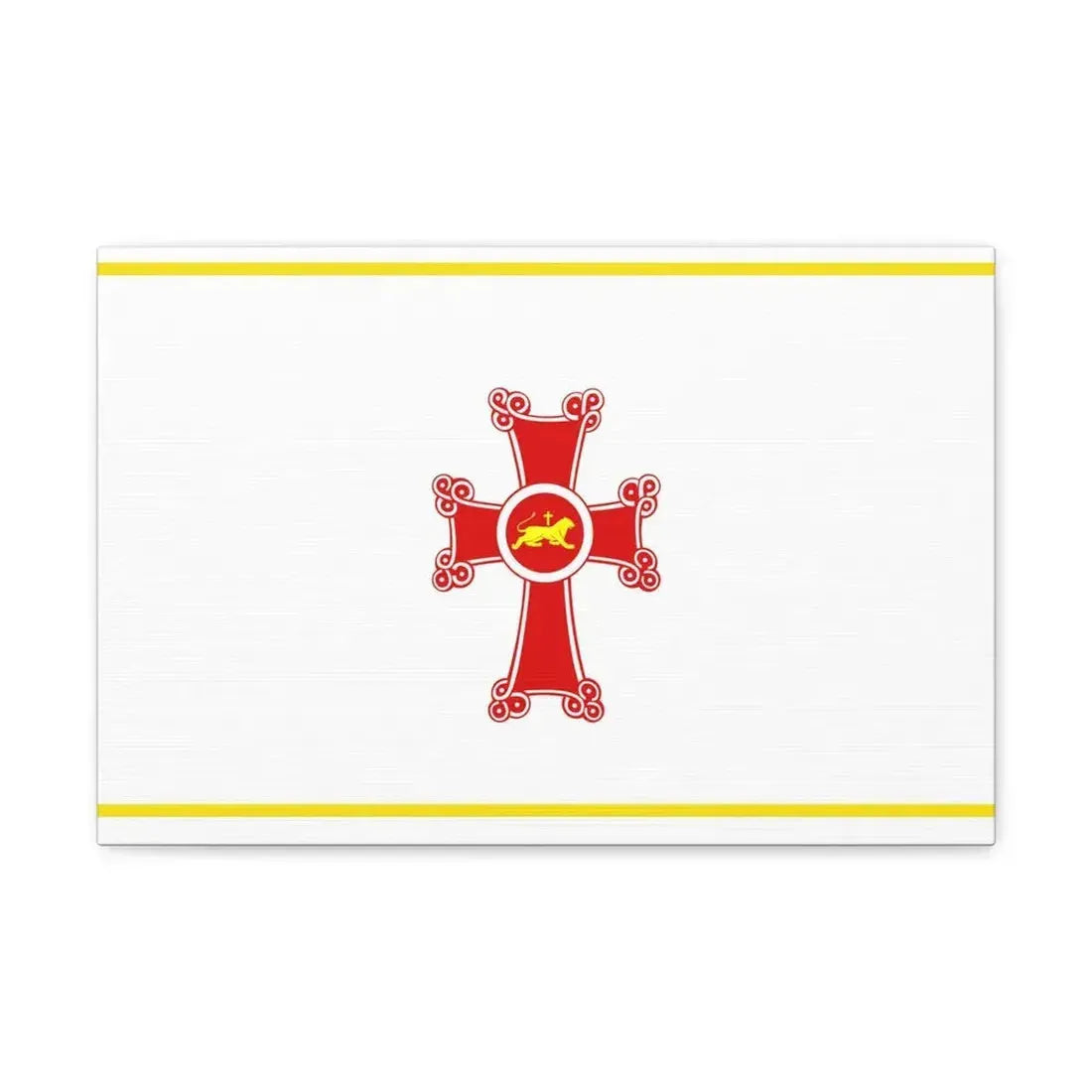 Flag of Gyumri Armenia - Canvas Wall Art 18″ x 12″ 1.25" - The Sticker Space