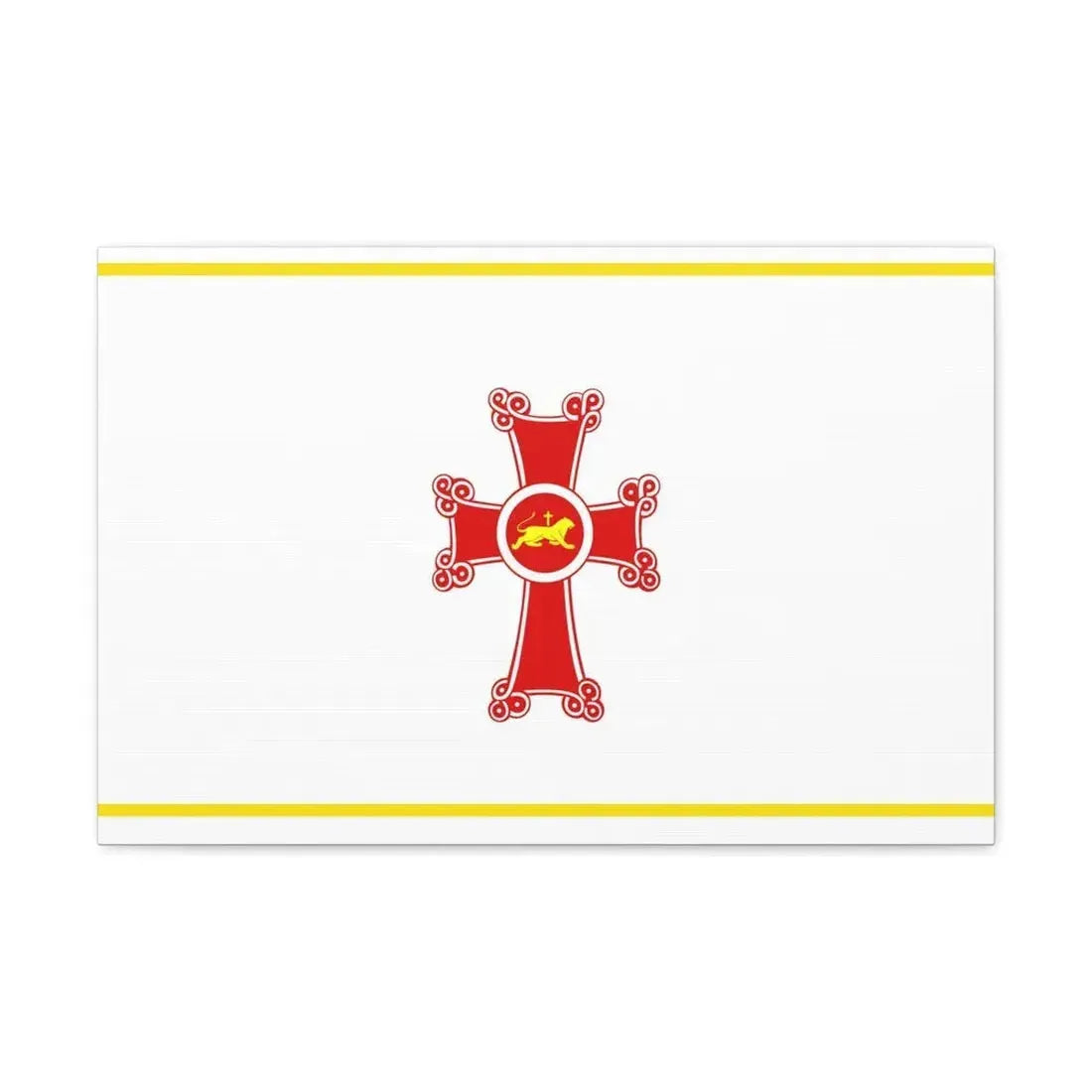 Flag of Gyumri Armenia - Canvas Wall Art 24″ x 16″ 1.25" - The Sticker Space