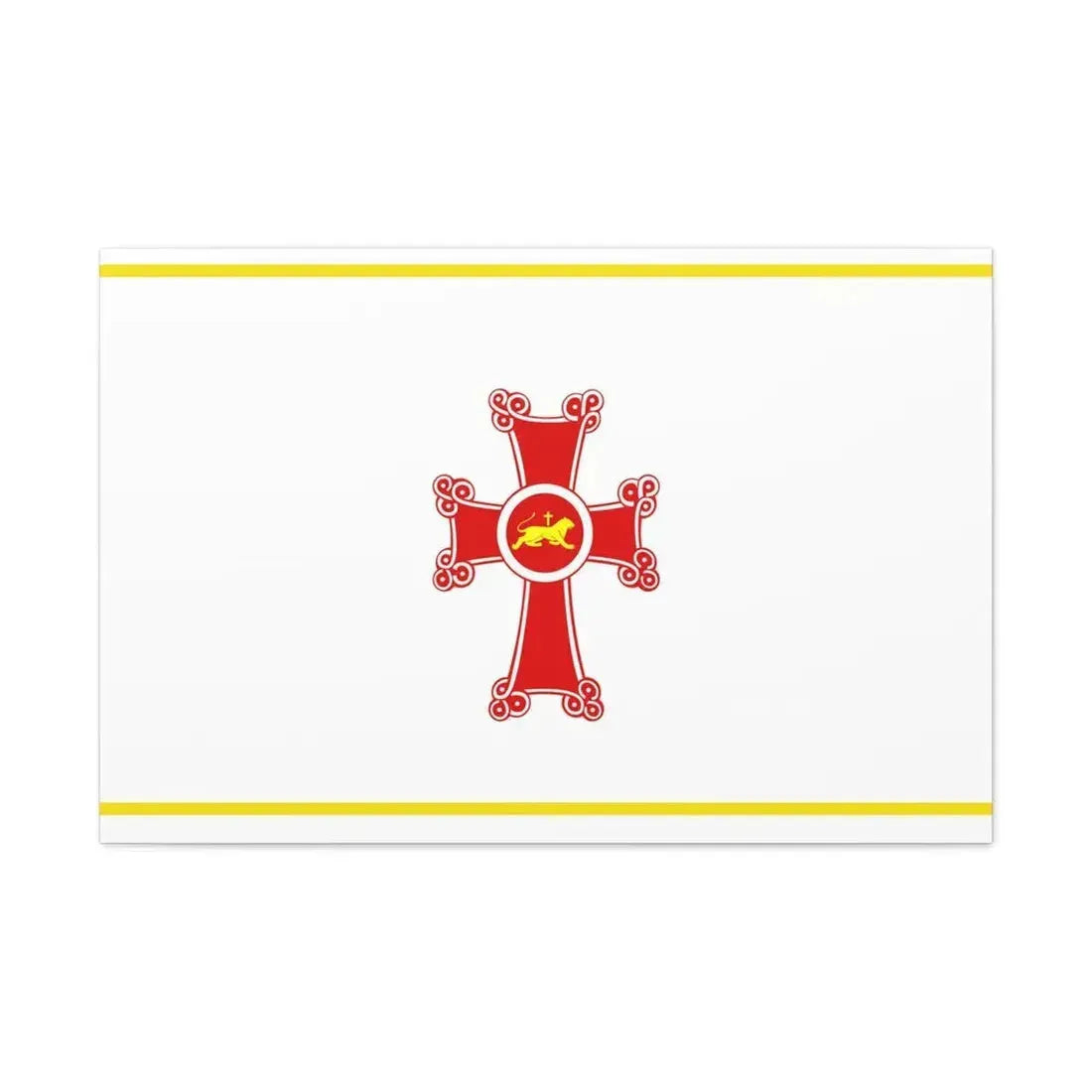 Flag of Gyumri Armenia - Canvas Wall Art 36" x 24" 1.25" - The Sticker Space