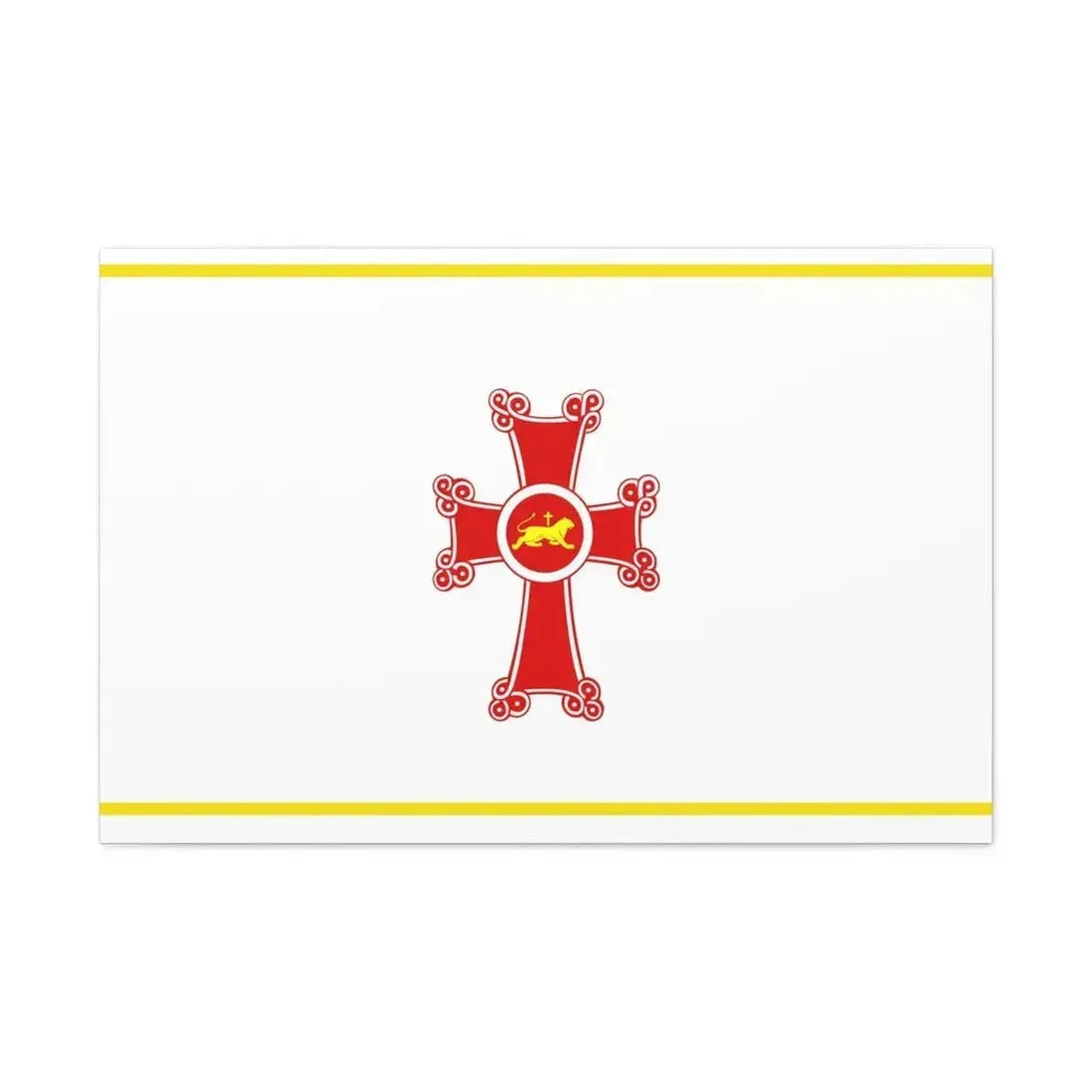 Flag of Gyumri Armenia - Canvas Wall Art - The Sticker Space