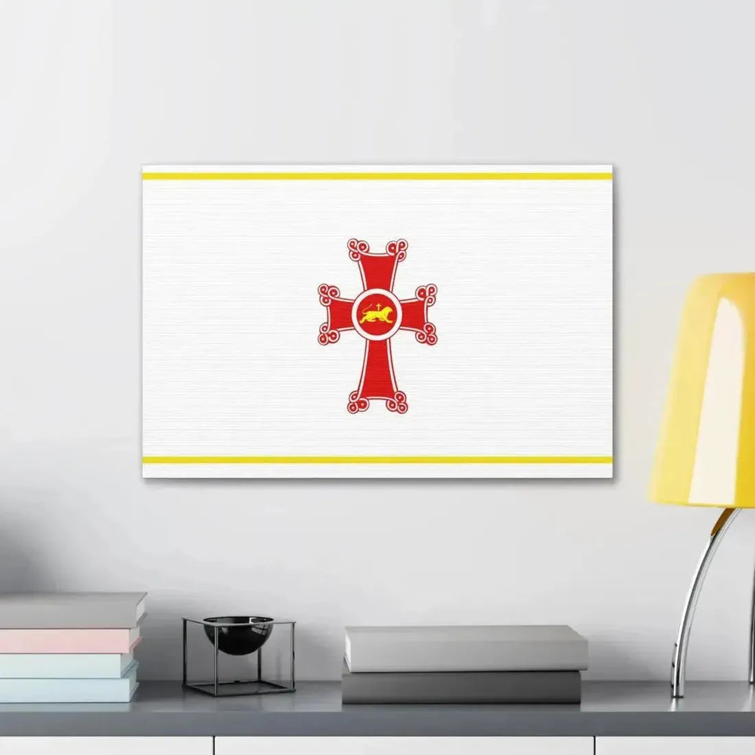 Flag of Gyumri Armenia - Canvas Wall Art - The Sticker Space