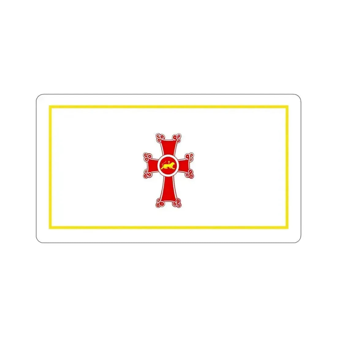 Flag of Gyumri Armenia STICKER Vinyl Die-Cut Decal 6 Inch - The Sticker Space