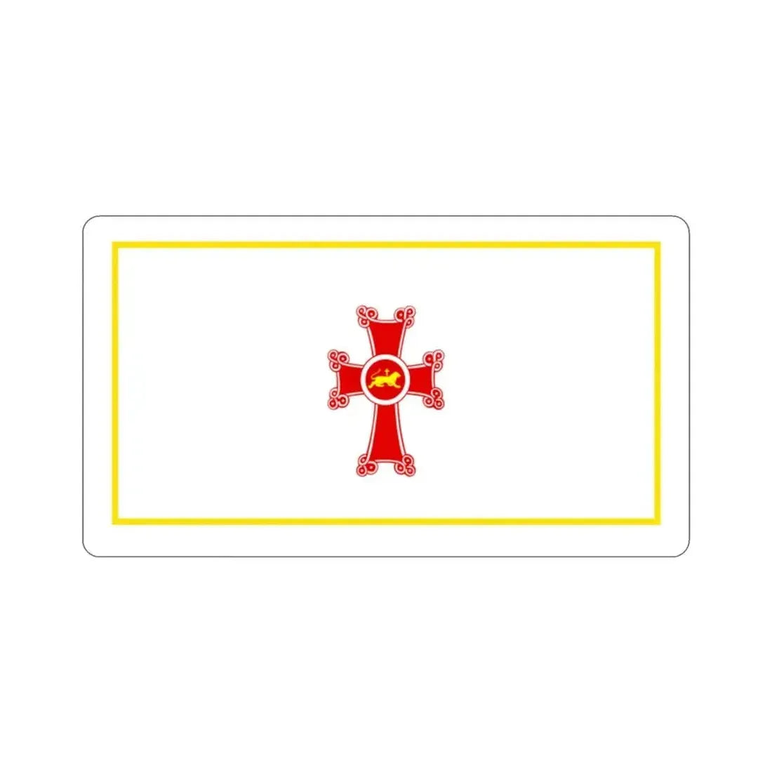 Flag of Gyumri Armenia STICKER Vinyl Die-Cut Decal - The Sticker Space