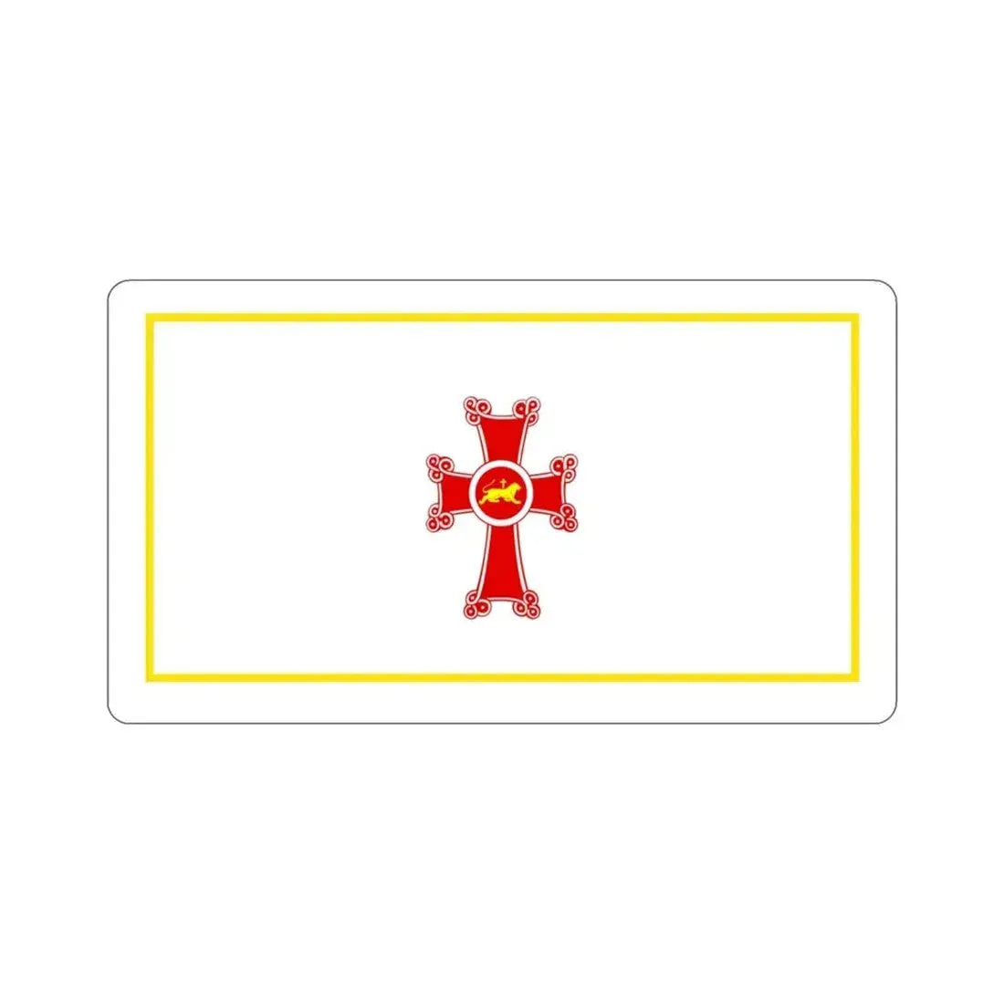 Flag of Gyumri Armenia STICKER Vinyl Die-Cut Decal - The Sticker Space