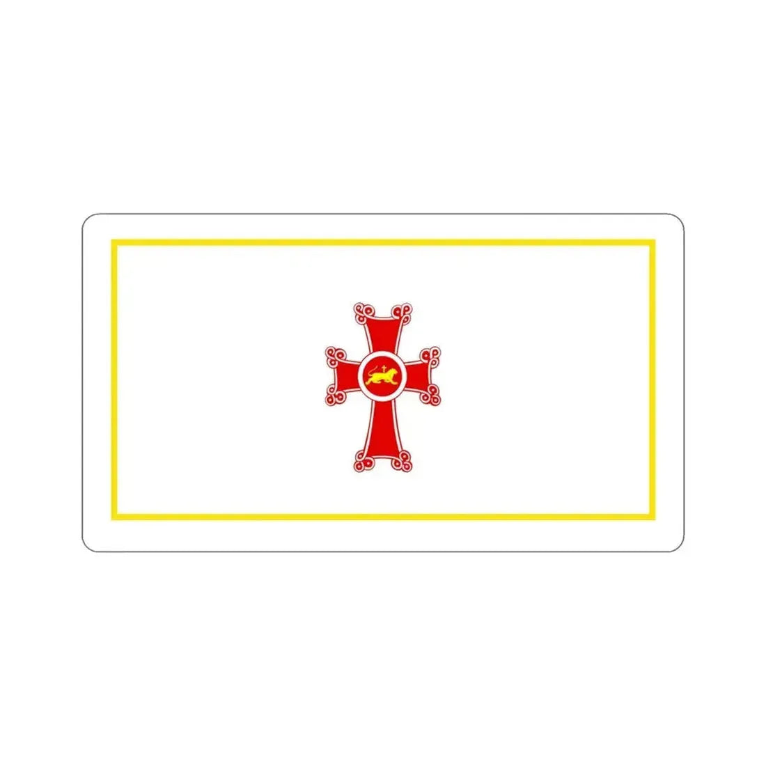 Flag of Gyumri Armenia STICKER Vinyl Die-Cut Decal - The Sticker Space