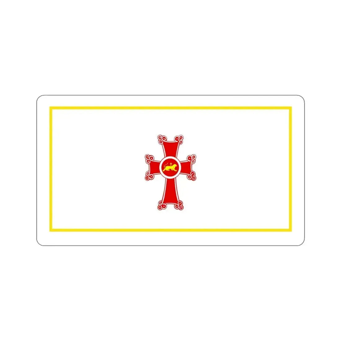 Flag of Gyumri Armenia STICKER Vinyl Die-Cut Decal - The Sticker Space