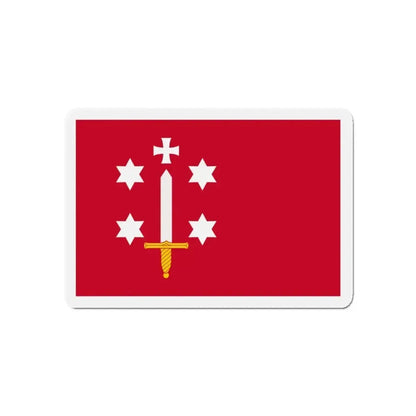 Flag of Haarlem the capital of the province of North Holland Netherlands - Refrigerator Magnet - The Sticker Space