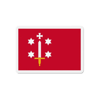Flag of Haarlem the capital of the province of North Holland Netherlands - Refrigerator Magnet - The Sticker Space