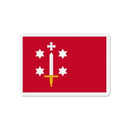 Flag of Haarlem the capital of the province of North Holland Netherlands - Refrigerator Magnet - The Sticker Space