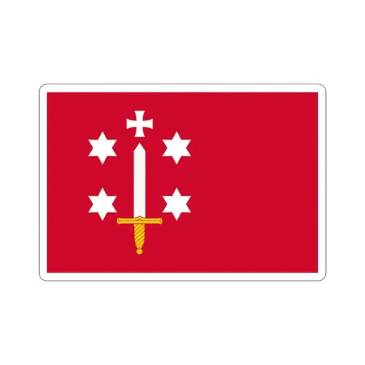 Flag of Haarlem the capital of the province of North Holland Netherlands STICKER Vinyl Die-Cut Decal 2 Inch - The Sticker Space